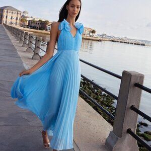 MILLY Evie Pleated Dress Size 0